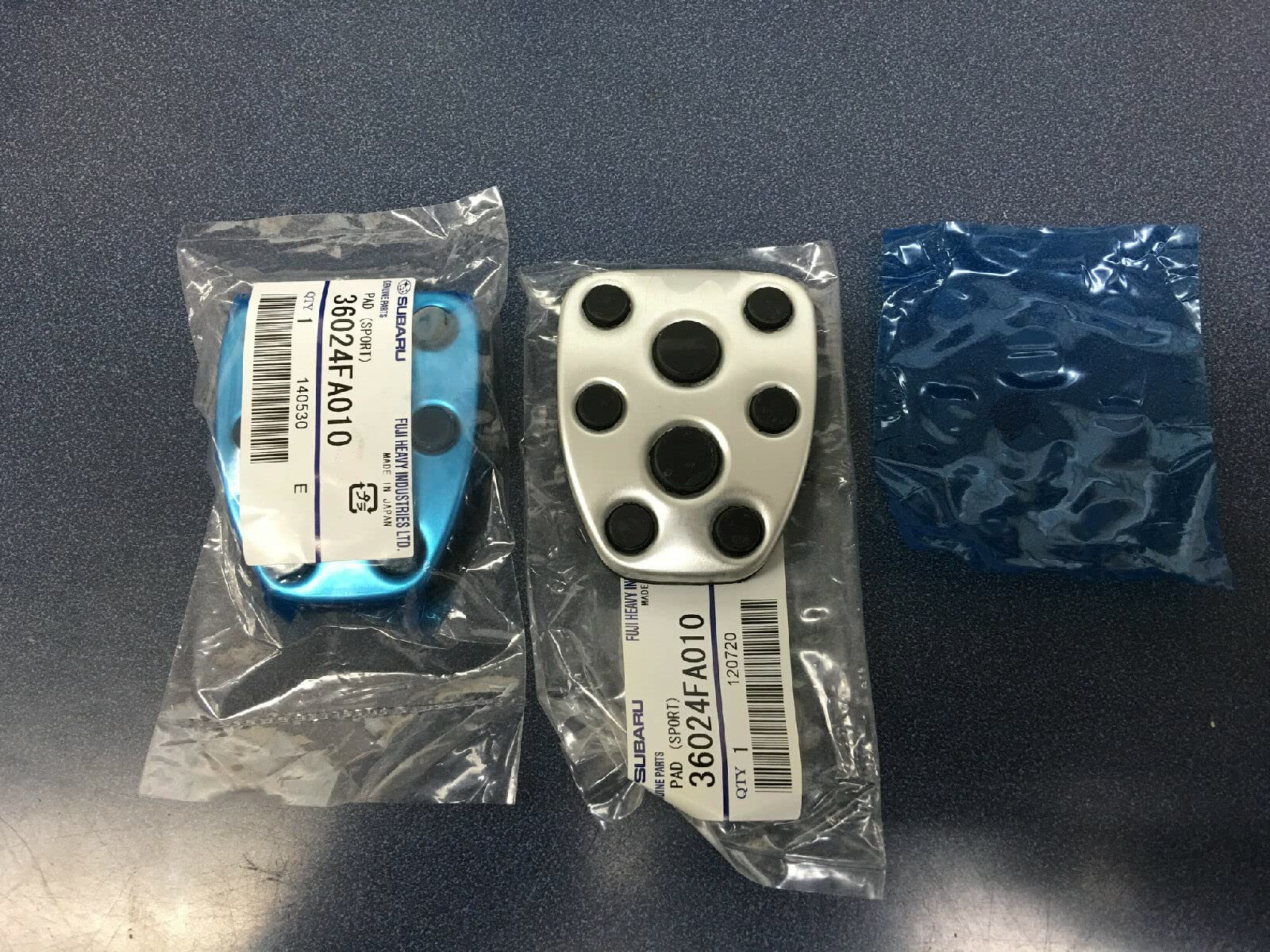 Amazon.com: Subaru OEM Clutch & Brake Aluminum Pedal Kit STI WRX